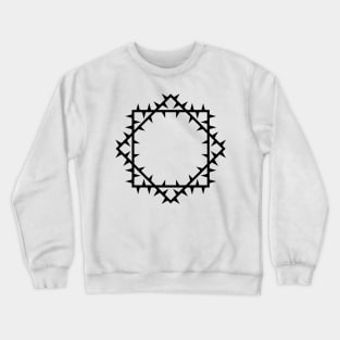 Crown of thorns of the Lord and Savior Jesus Christ. Crewneck Sweatshirt